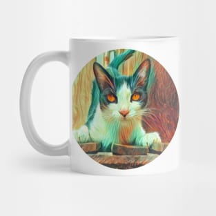 Cuddly floppy cat Mug